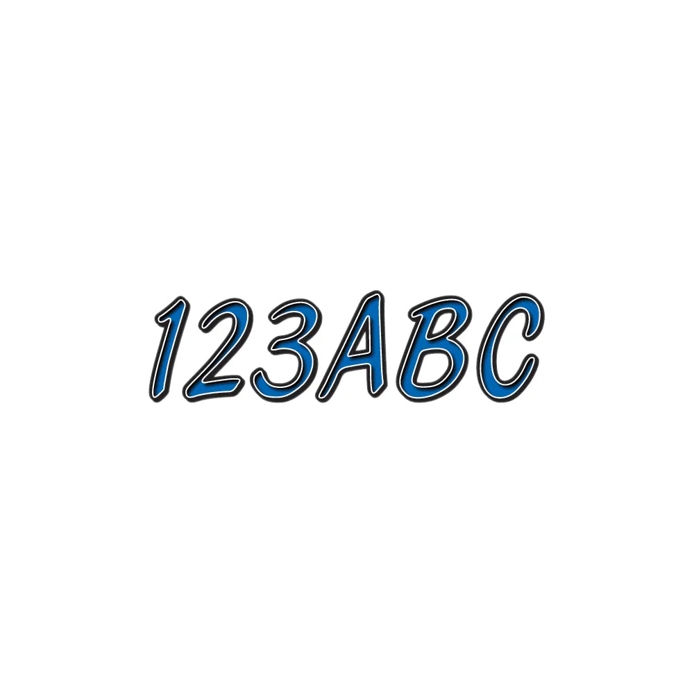I.D. Sticker Kit - 400 Series - Blue Gradation