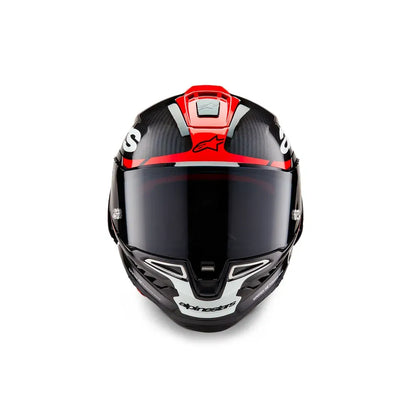 Casco Alpinestar Supertech R10 - Element - Carbono/Rojo/Blanco