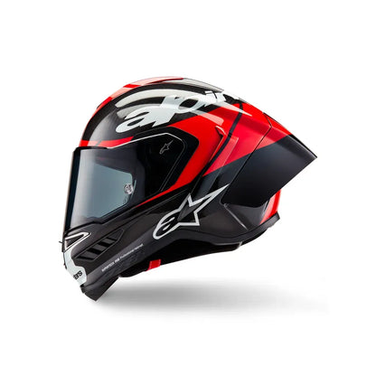 Casco Alpinestar Supertech R10 - Element - Carbono/Rojo/Blanco