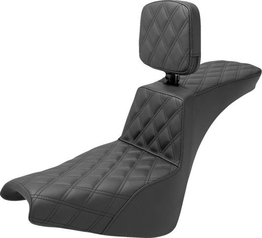 Asiento elevado Tour - Asiento elevado Tour - Respaldo del conductor - Costura de celosía completa - FXBB/FXST '18-'24