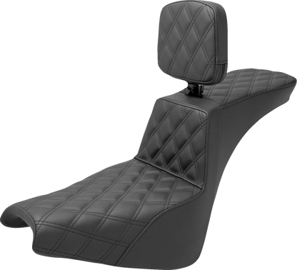 Asiento elevado Tour - Asiento elevado Tour - Respaldo del conductor - Costura de celosía completa - FXBB/FXST '18-'24
