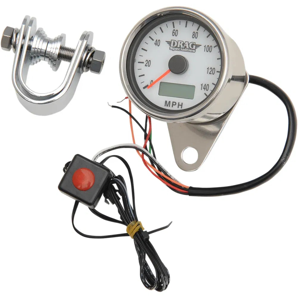 Mini velocímetro electrónico programable con cuentakilómetros/cuentakilómetros parcial