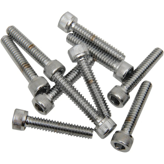 Tornillos allen estriado #10-24 X 1" cromo