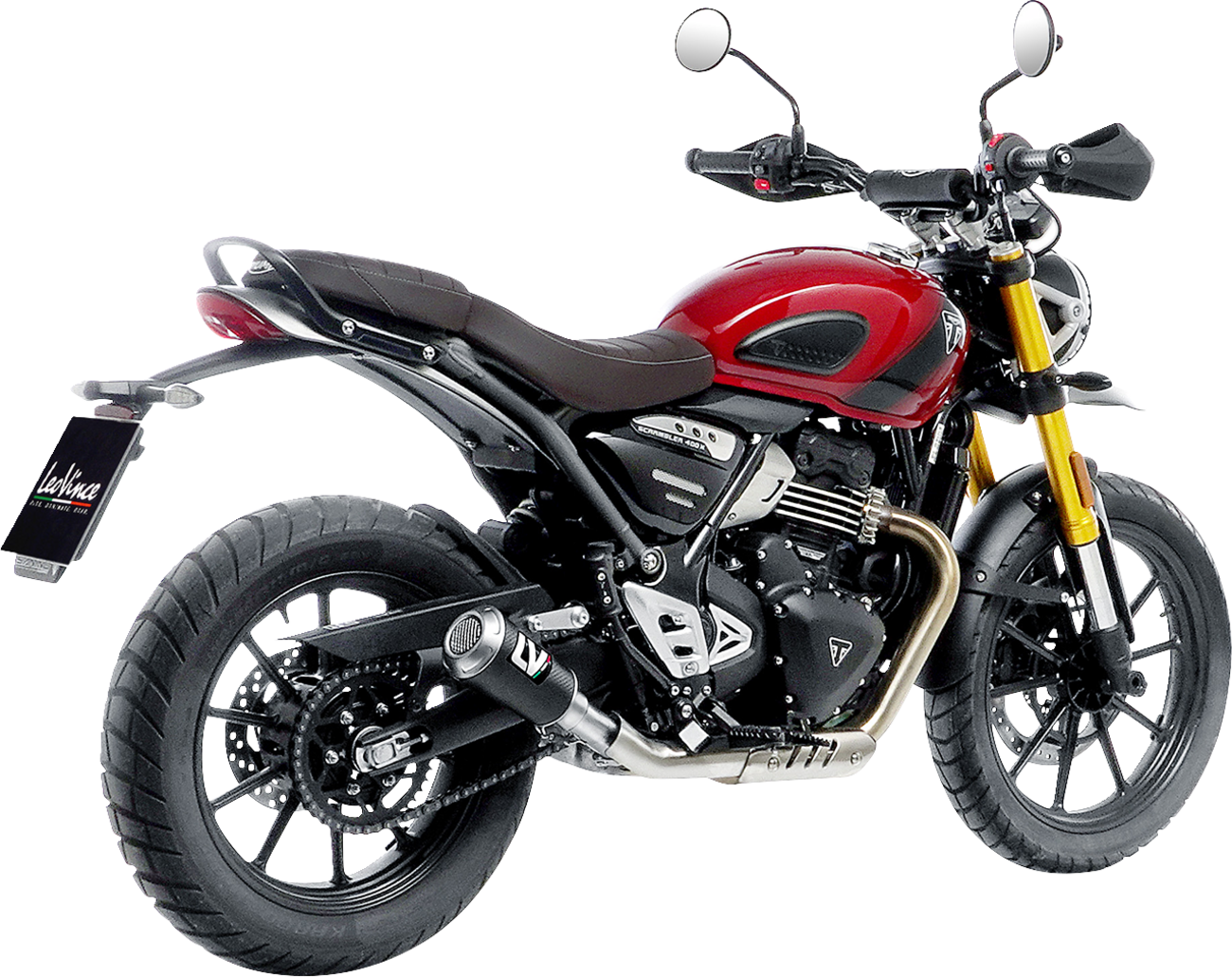 Silenciador deslizante LV-10 - Silenciador deslizante LV-10 - Fibra de carbono - Scrambler/Speed 400