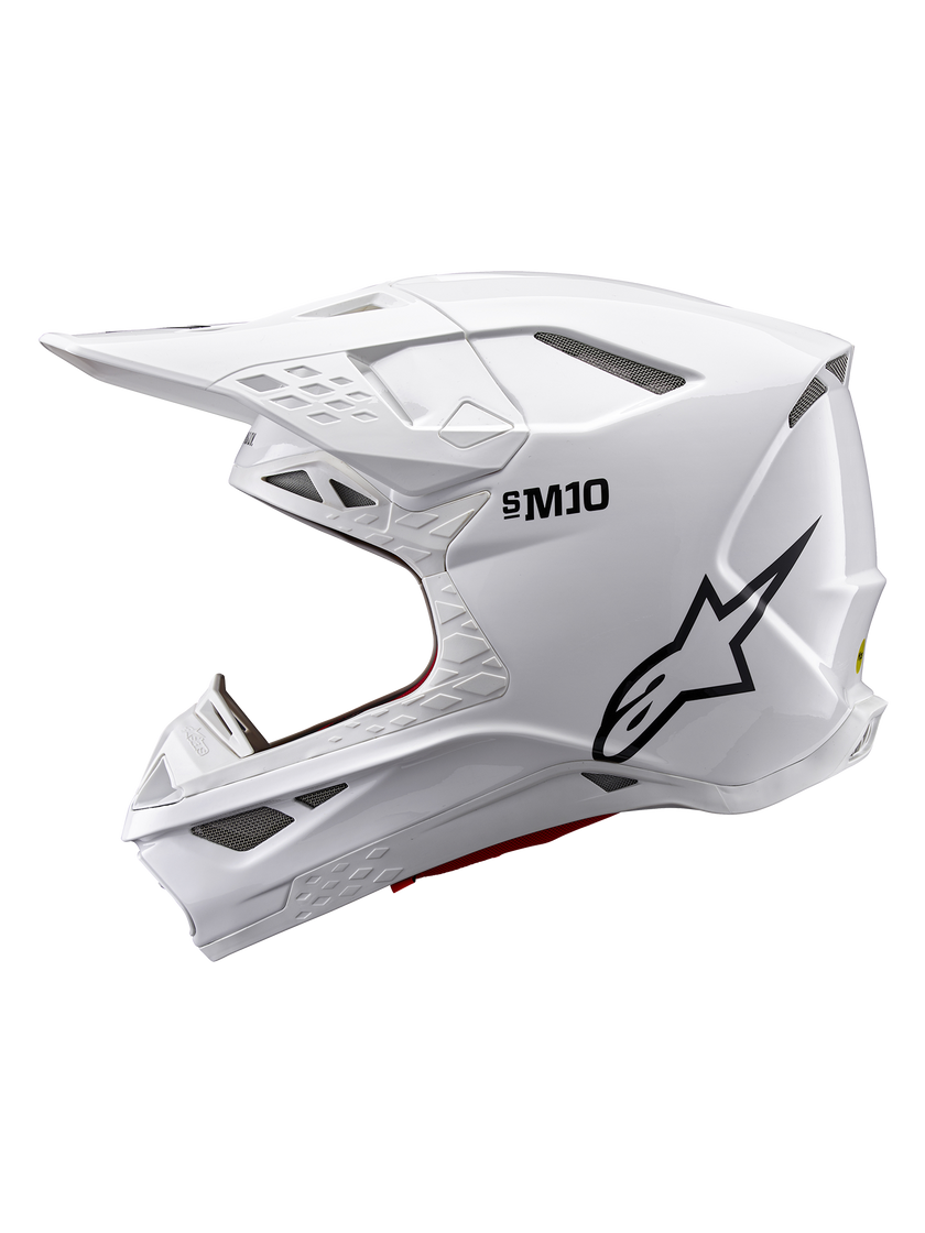 Casco Alpinestars Supertech M10 Solid MIPS® - Gloss White