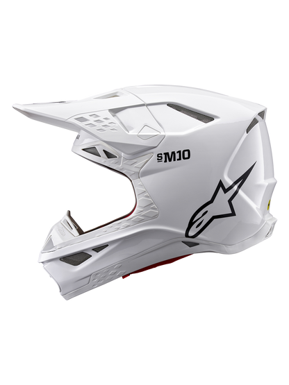 Casco Alpinestars Supertech M10 Solid MIPS® - Gloss White