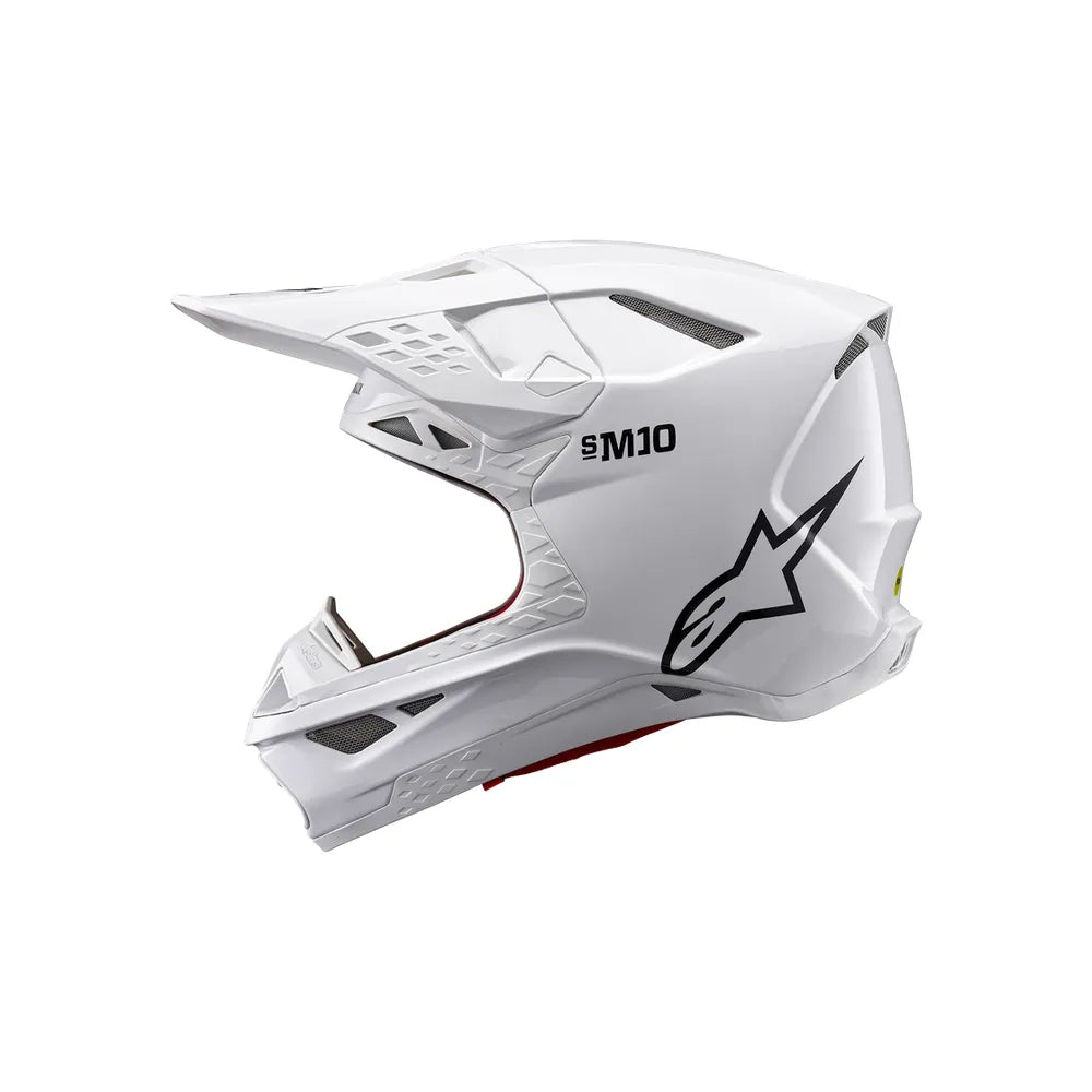 Casco Alpinestars Supertech M10 Solid MIPS® - Gloss White