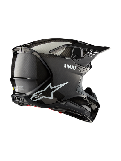 Casco Alpinestars Supertech M10 Helmet Solid MIPS® - Gloss Black Carbon