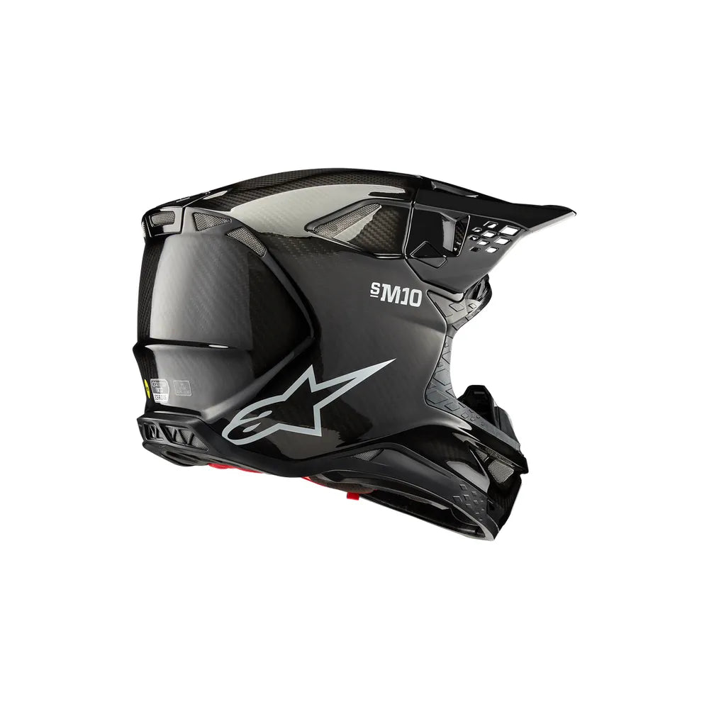 Casco Alpinestars Supertech M10 Helmet Solid MIPS® - Gloss Black Carbon