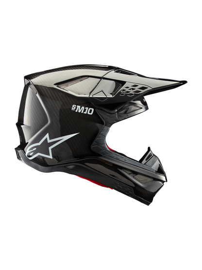 Casco Alpinestars Supertech M10 Helmet Solid MIPS® - Gloss Black Carbon