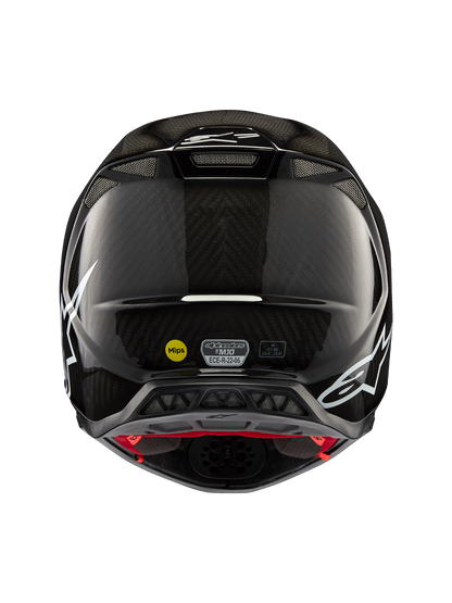 Casco Alpinestars Supertech M10 Helmet Solid MIPS® - Gloss Black Carbon