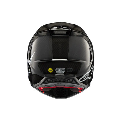 Casco Alpinestars Supertech M10 Helmet Solid MIPS® - Gloss Black Carbon