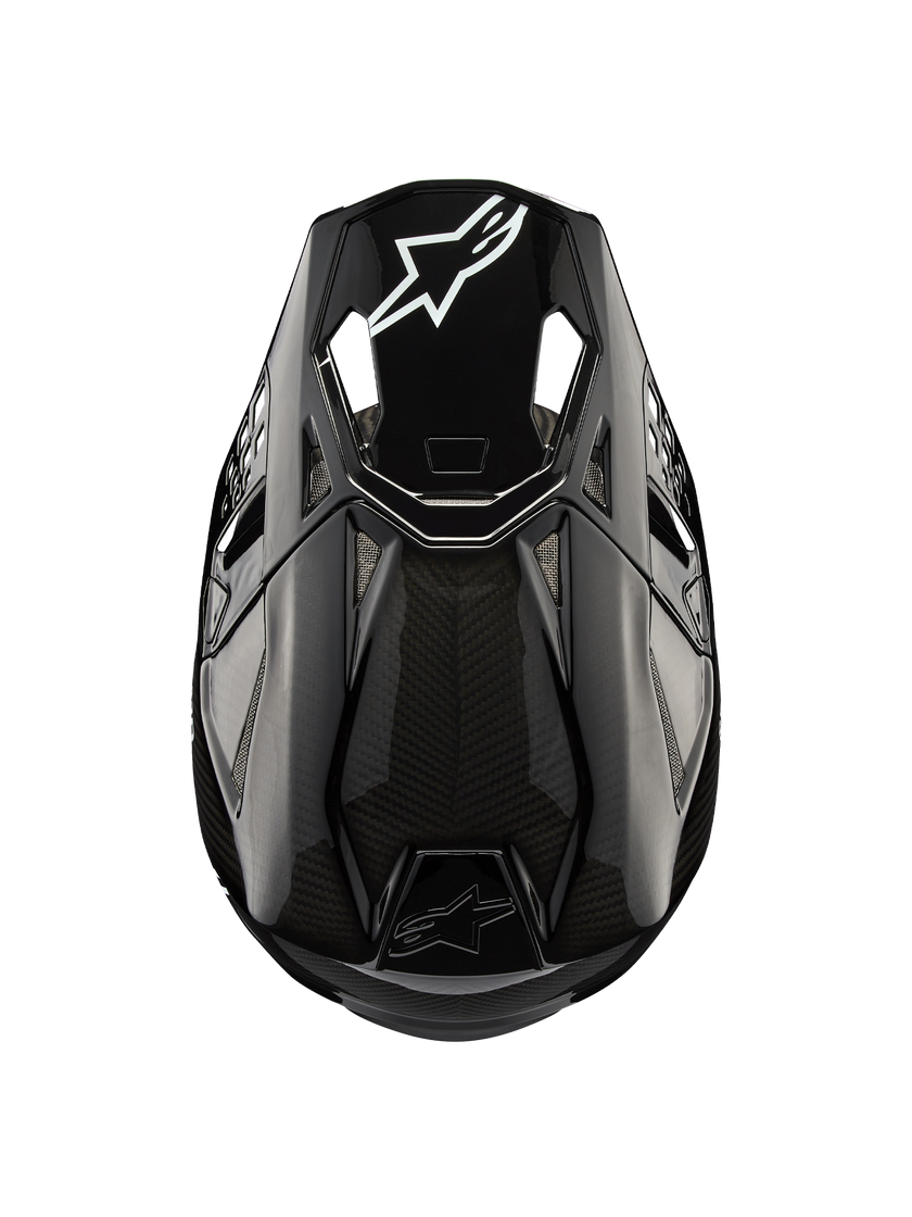 Casco Alpinestars Supertech M10 Helmet Solid MIPS® - Gloss Black Carbon
