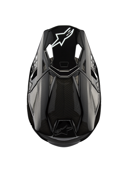 Casco Alpinestars Supertech M10 Helmet Solid MIPS® - Gloss Black Carbon