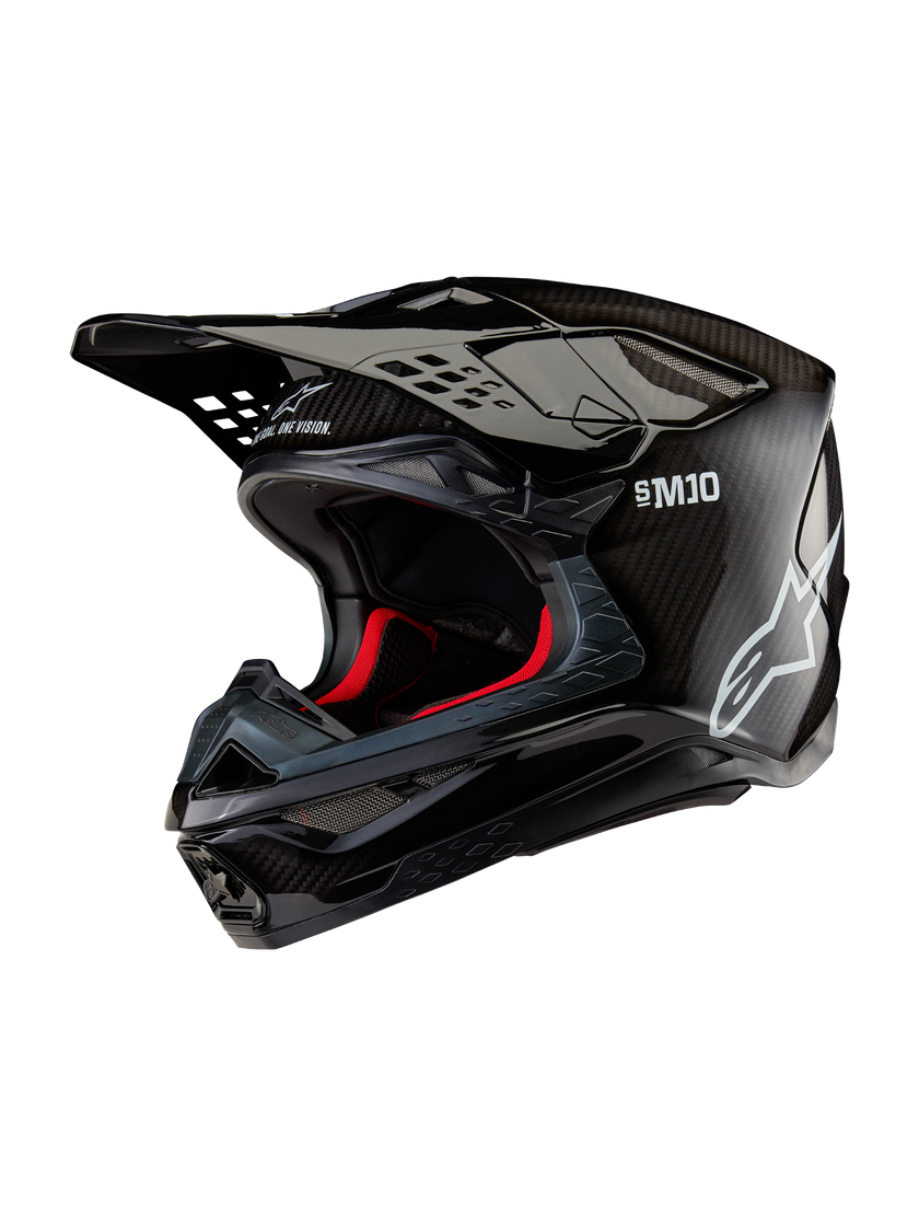 Casco Alpinestars Supertech M10 Helmet Solid MIPS® - Gloss Black Carbon