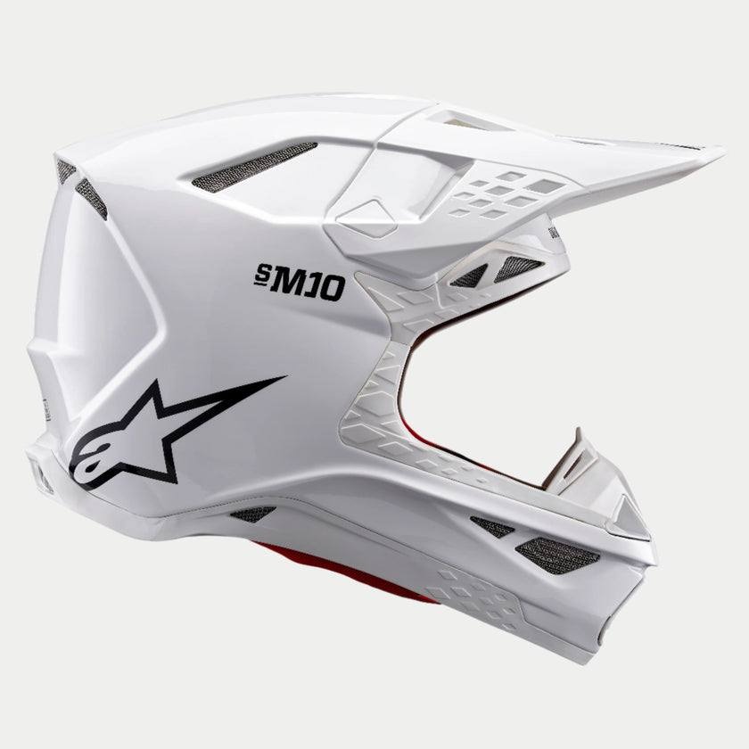 Casco Alpinestars Supertech M10 Solid MIPS® - Gloss White