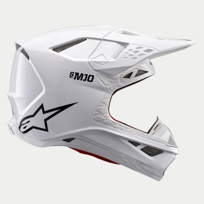Casco Alpinestars Supertech M10 Solid MIPS® - Gloss White