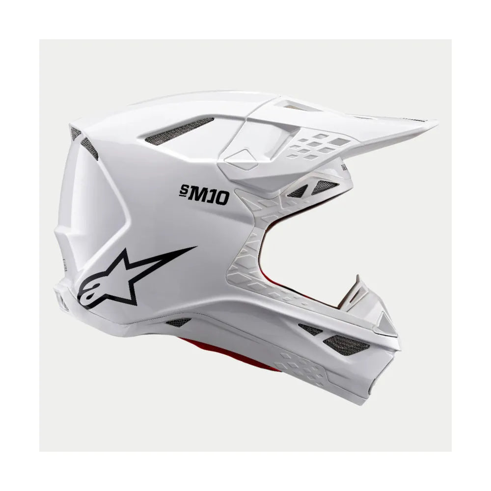 Casco Alpinestars Supertech M10 Solid MIPS® - Gloss White