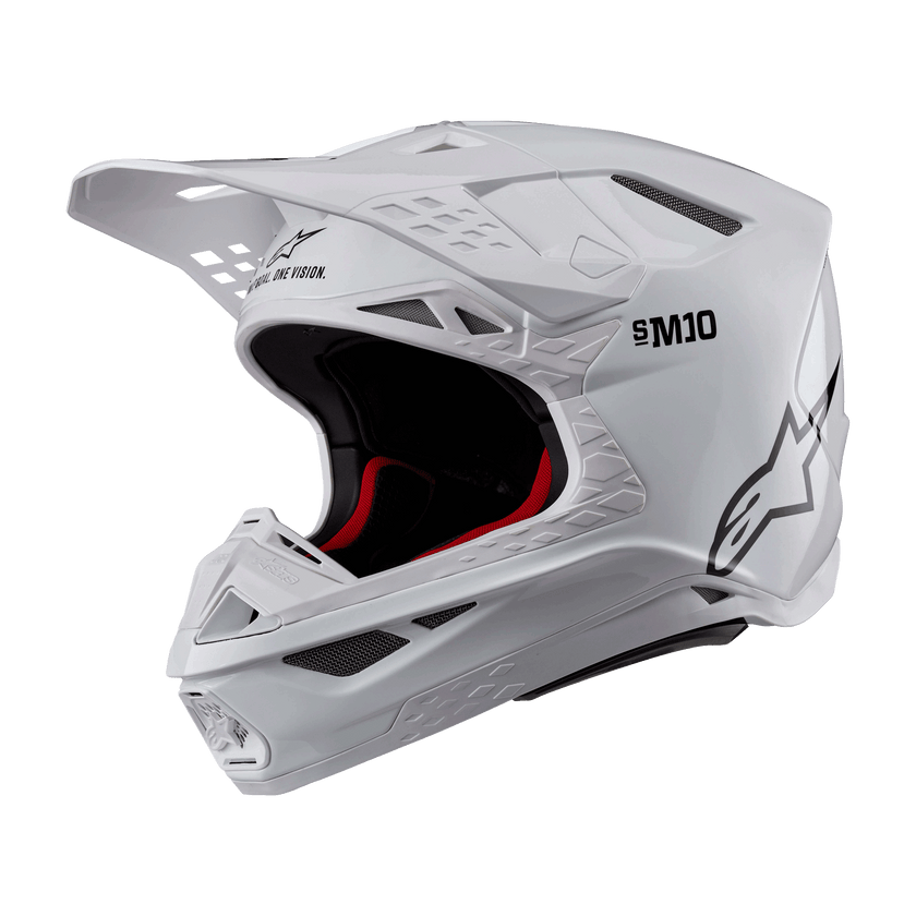 Casco Alpinestars Supertech M10 Solid MIPS® - Gloss White