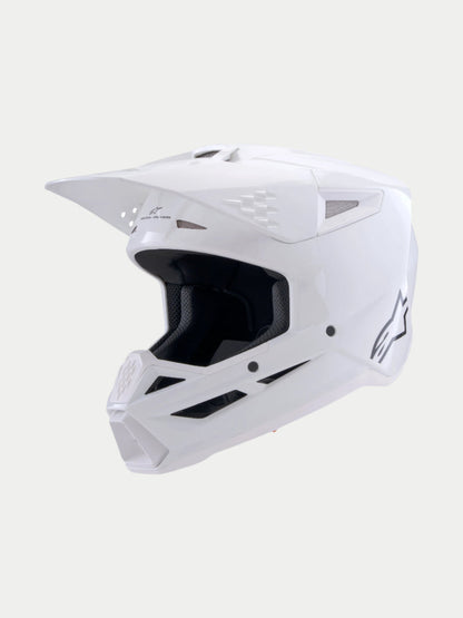 Casco Alpinestars SM3 Solid - blanco