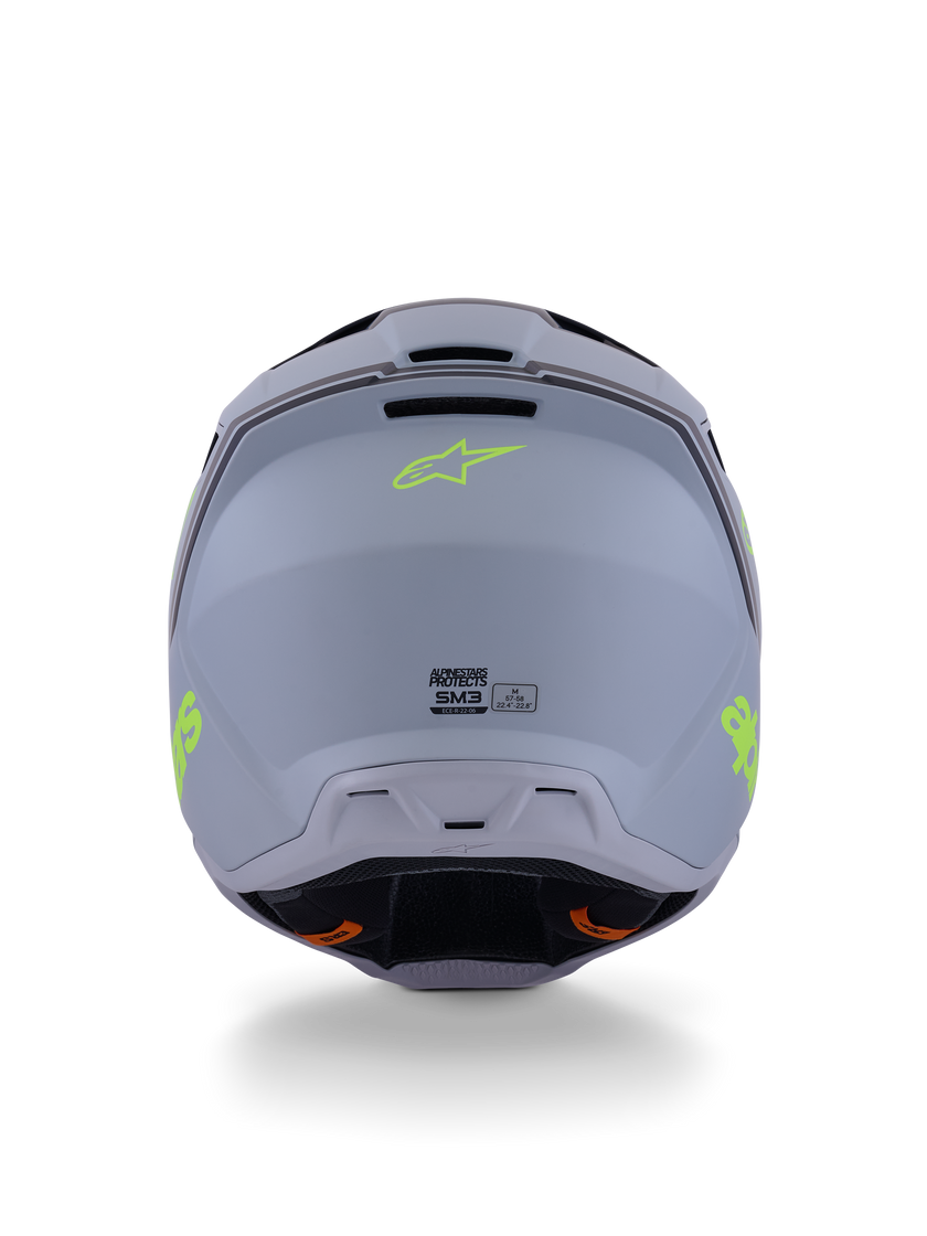 Casco Alpinestars SM3 Radium - Matte Gray/Black/Yellow Fluo