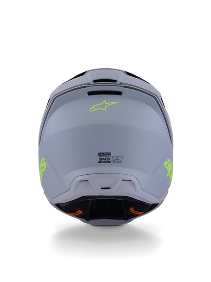 Casco Alpinestars SM3 Radium - Matte Gray/Black/Yellow Fluo