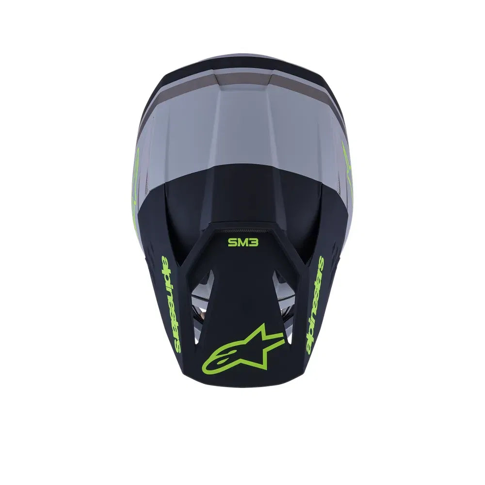 Casco Alpinestars SM3 Radium - Matte Gray/Black/Yellow Fluo