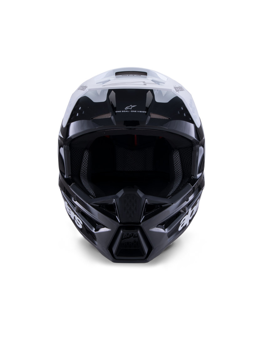 Casco Alpinestars SM3 Radium - Gloss Black/White/Gray
