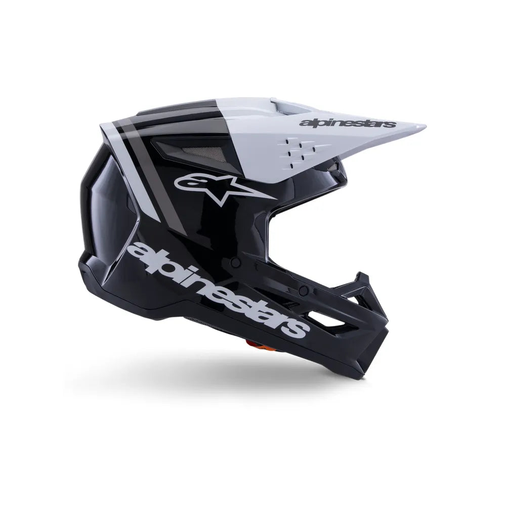 Casco Alpinestars SM3 Radium - Gloss Black/White/Gray