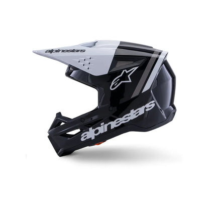 Casco Alpinestars SM3 Radium - Gloss Black/White/Gray