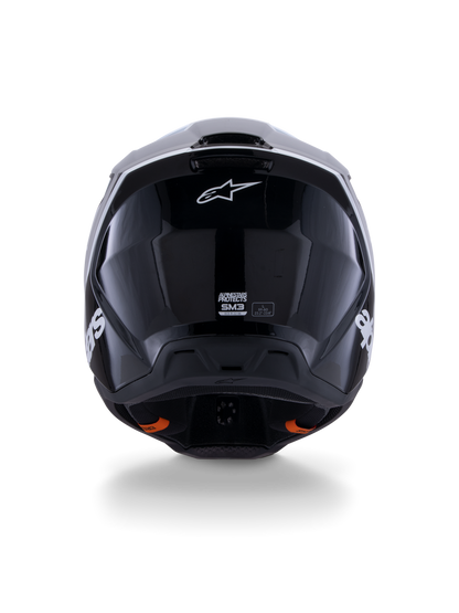 Casco Alpinestars SM3 Radium - Gloss Black/White/Gray