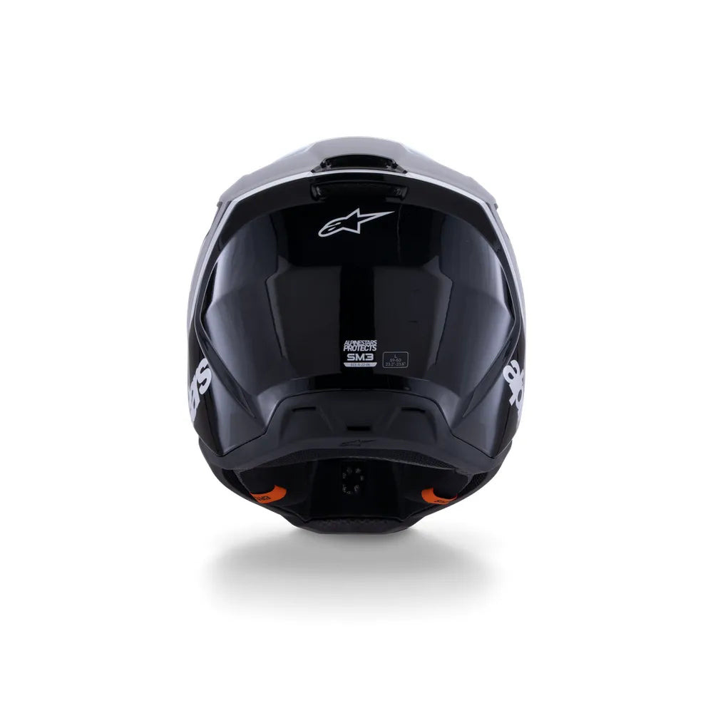Casco Alpinestars SM3 Radium - Gloss Black/White/Gray