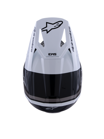 Casco Alpinestars SM3 Radium - Gloss Black/White/Gray
