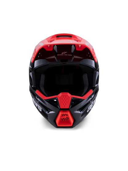 Casco Alpinestars SM3 Radium - Gloss Black/Red Fluo/White
