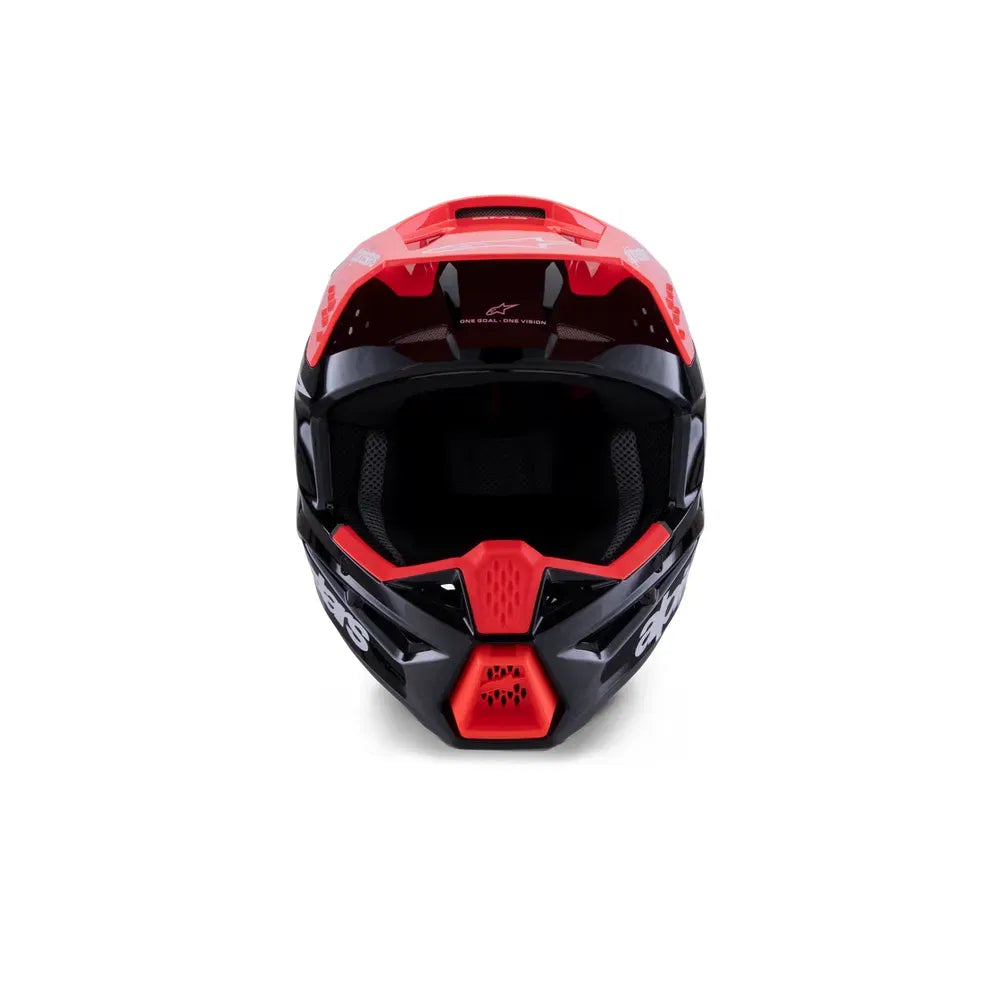 Casco Alpinestars SM3 Radium - Gloss Black/Red Fluo/White