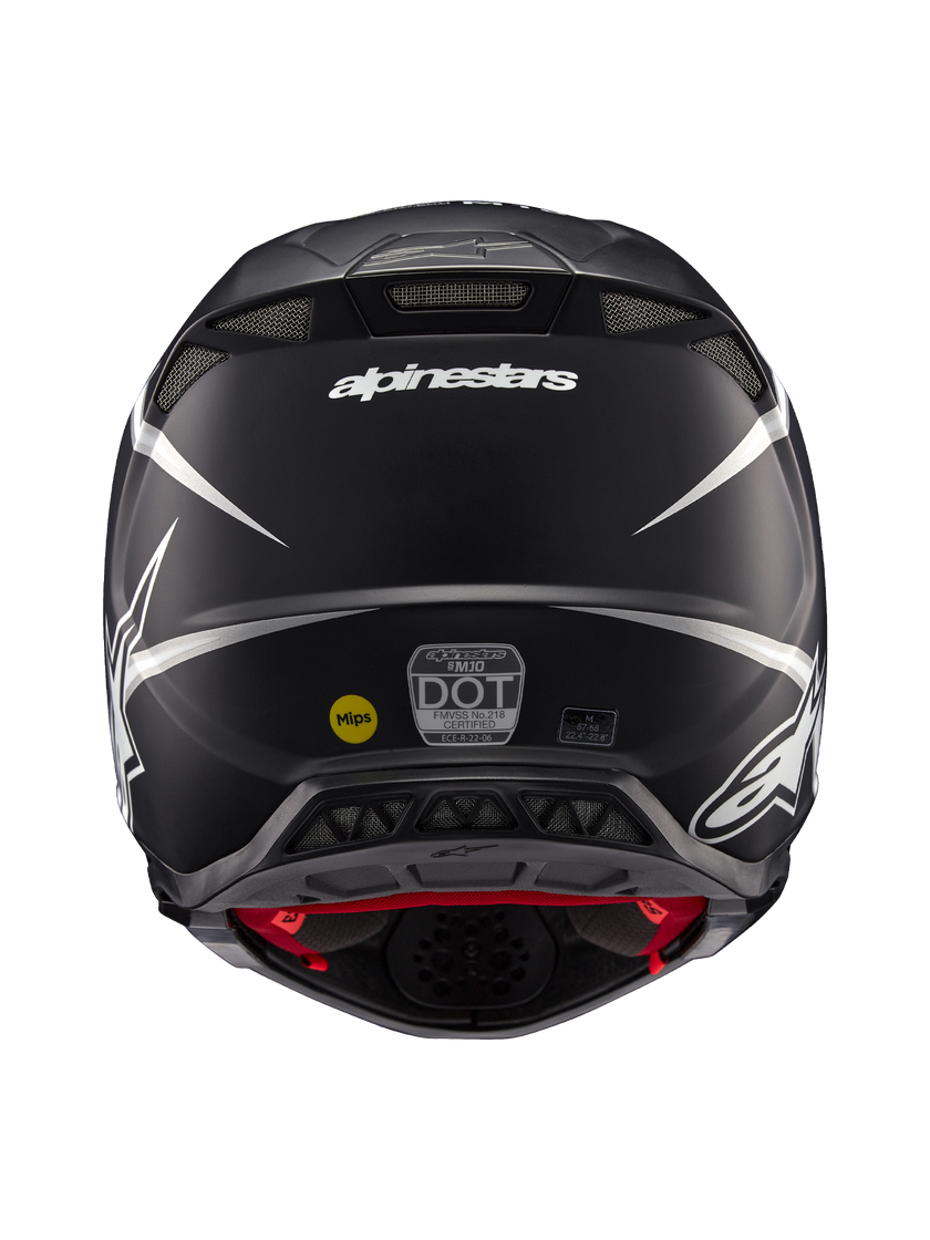 Casco Alpinestars Supertech M10 Ampress MIPS® - Matte Black/White