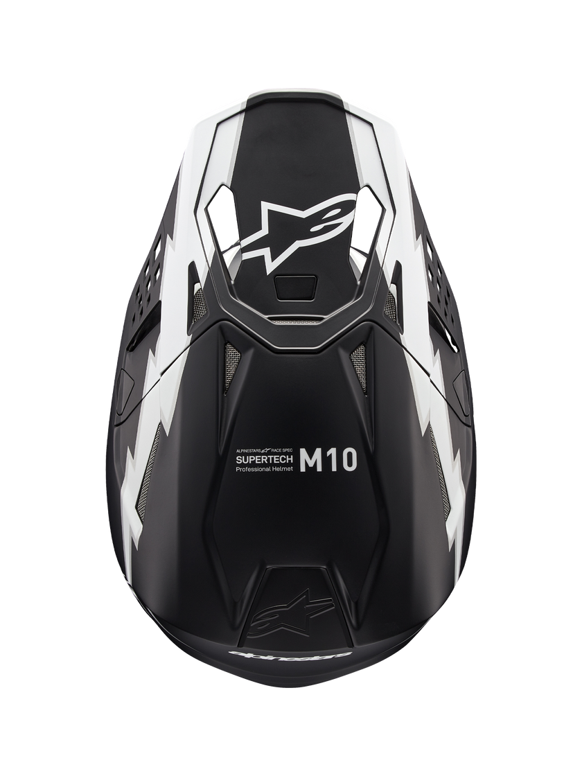 Casco Alpinestars Supertech M10 Ampress MIPS® - Matte Black/White