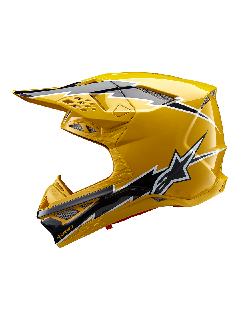 Casco Alpinestars Supertech M10 Ampress MIPS® - Gloss Black/Yellow