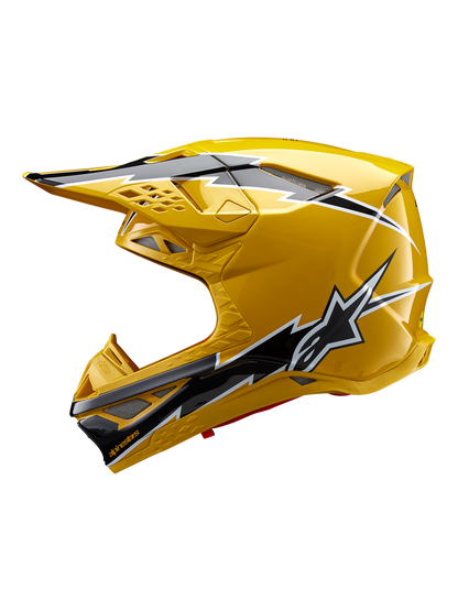 Casco Alpinestars Supertech M10 Ampress MIPS® - Gloss Black/Yellow