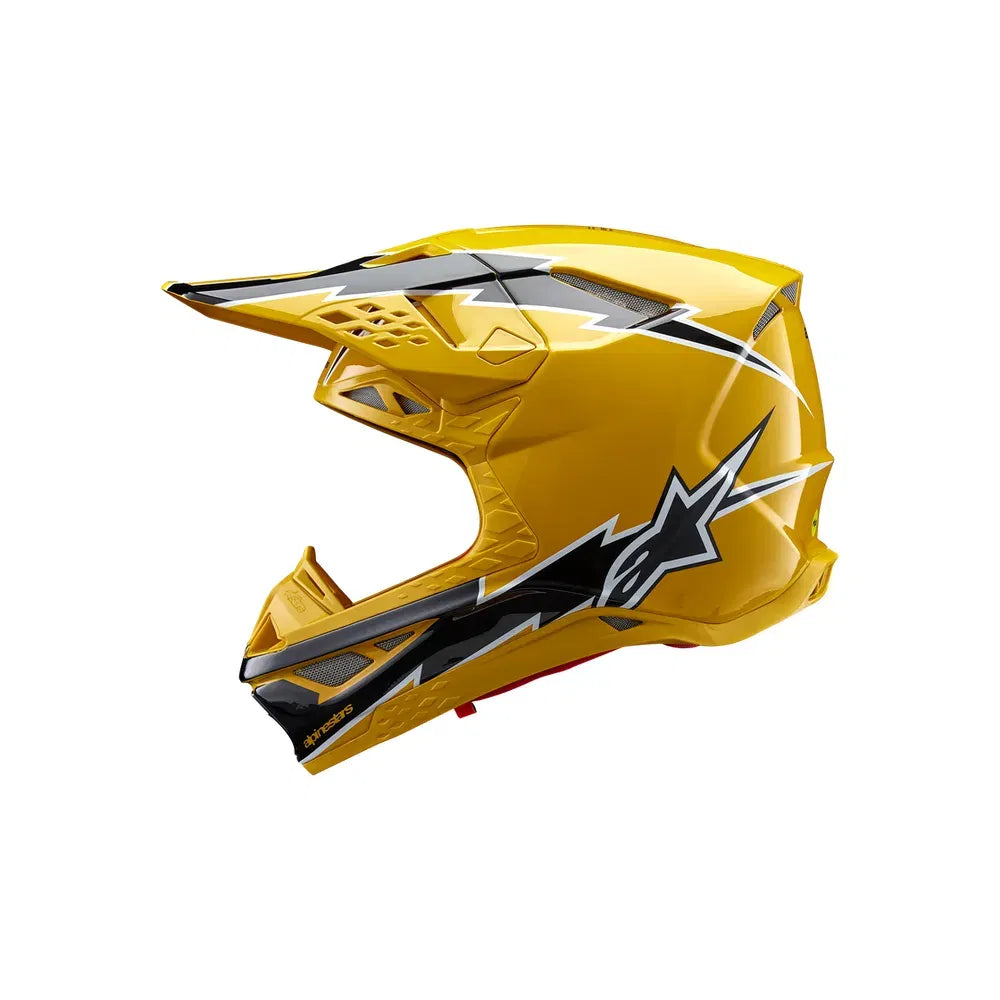Casco Alpinestars Supertech M10 Ampress MIPS® - Gloss Black/Yellow