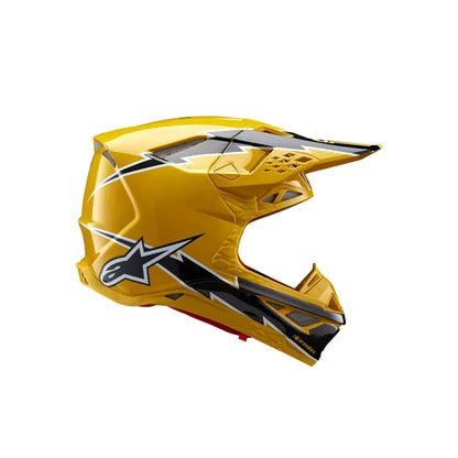 Casco Alpinestars Supertech M10 Ampress MIPS® - Gloss Black/Yellow