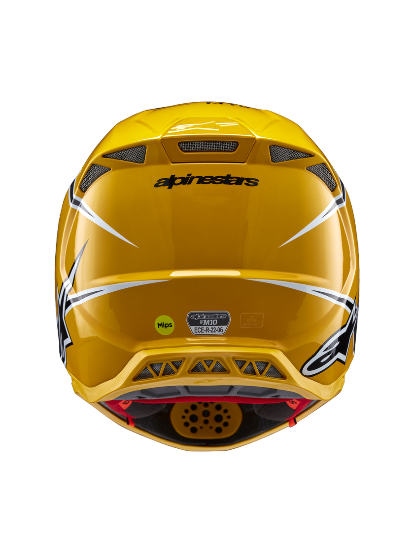 Casco Alpinestars Supertech M10 Ampress MIPS® - Gloss Black/Yellow