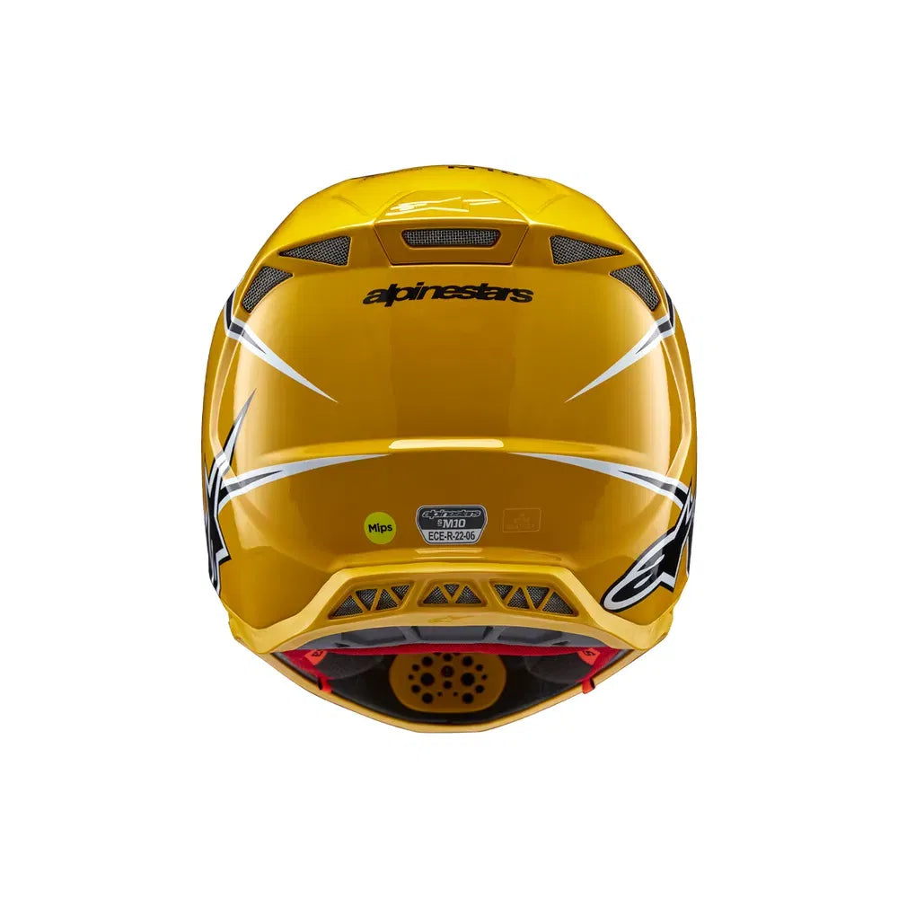 Casco Alpinestars Supertech M10 Ampress MIPS® - Gloss Black/Yellow