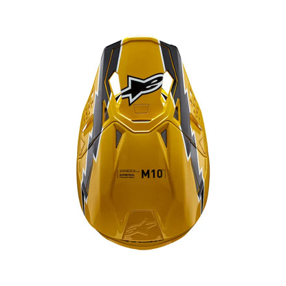 Casco Alpinestars Supertech M10 Ampress MIPS® - Gloss Black/Yellow