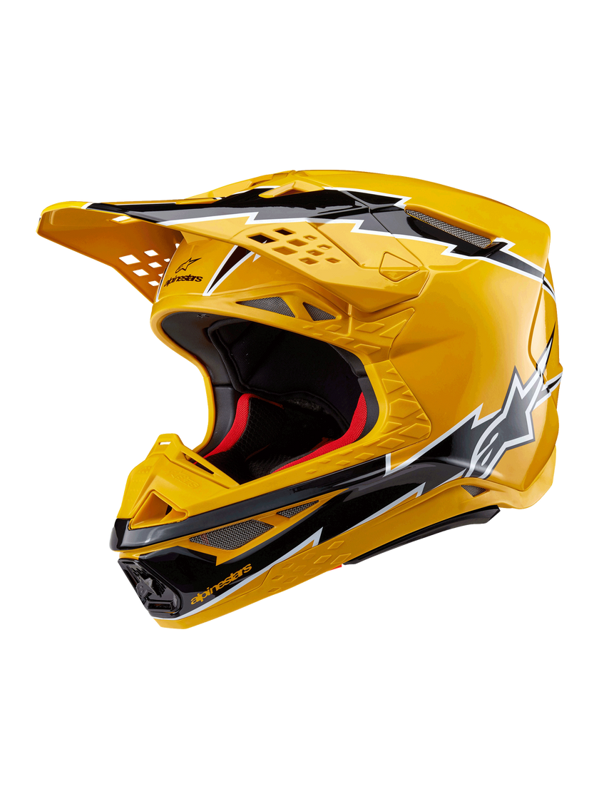 Casco Alpinestars Supertech M10 Ampress MIPS® - Gloss Black/Yellow