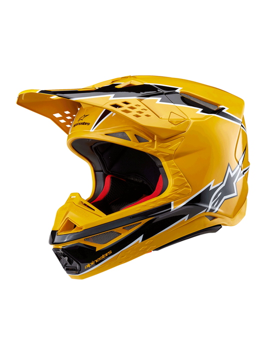 Casco Alpinestars Supertech M10 Ampress MIPS® - Gloss Black/Yellow