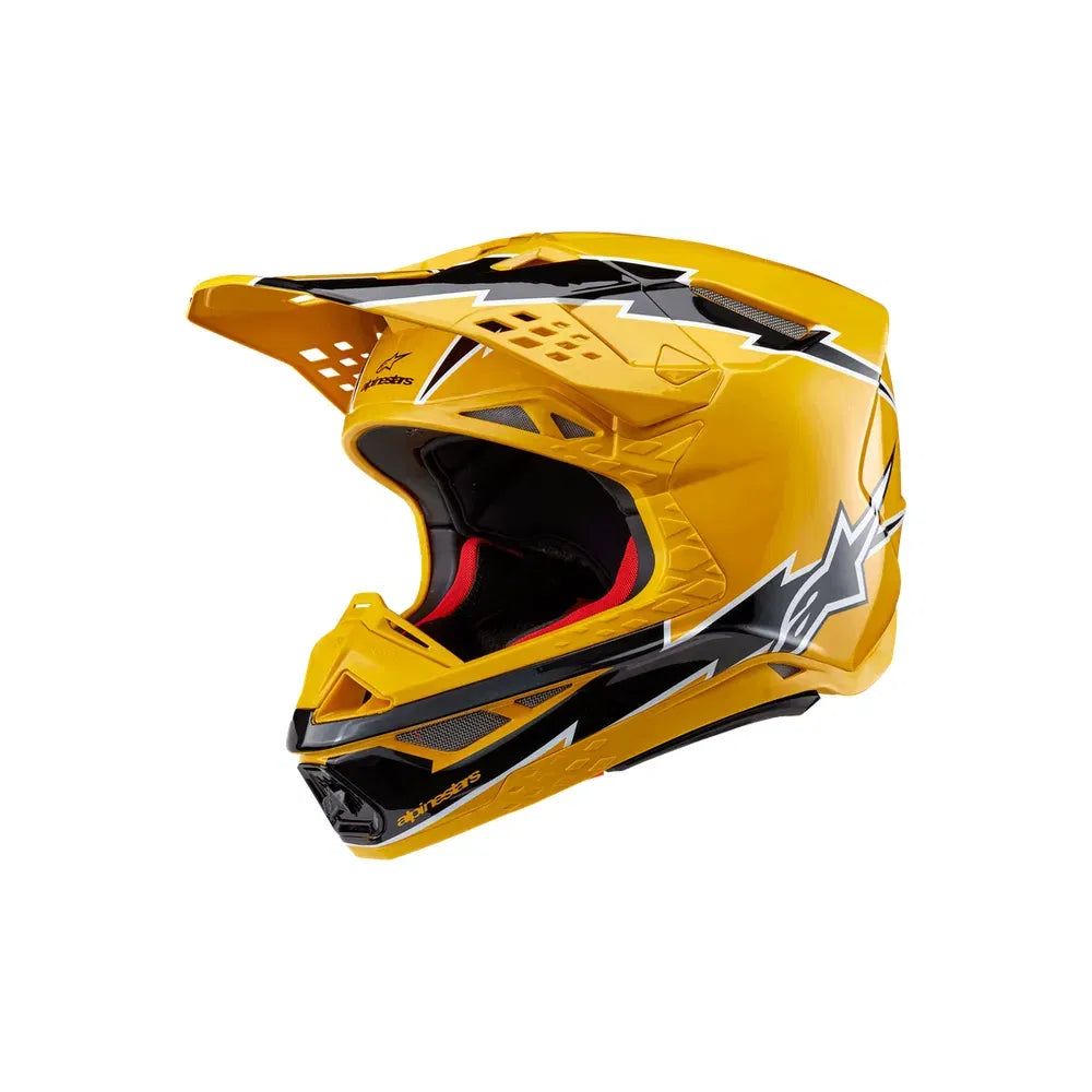Casco Alpinestars Supertech M10 Ampress MIPS® - Gloss Black/Yellow