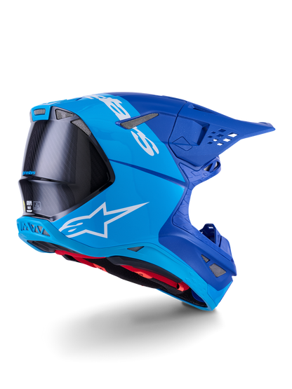 Casco Alpinestars Supertech M10 Flood MIPS® - Blue/Black Carbon