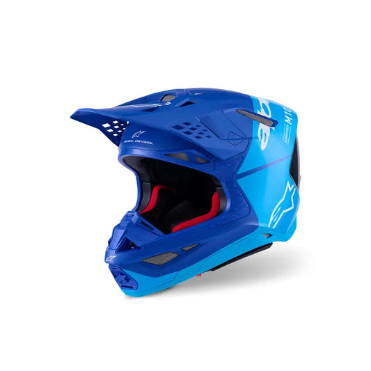 Casco Alpinestars Supertech M10 Flood MIPS® - Blue/Black Carbon