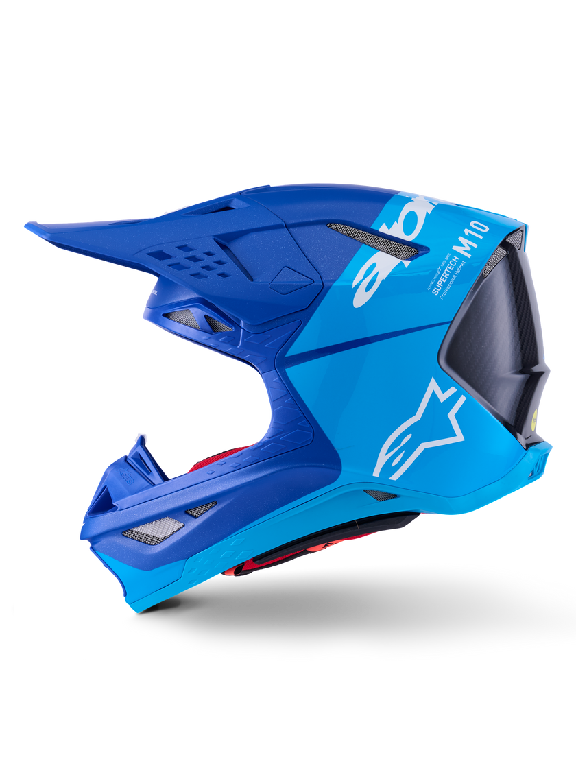 Casco Alpinestars Supertech M10 Flood MIPS® - Blue/Black Carbon